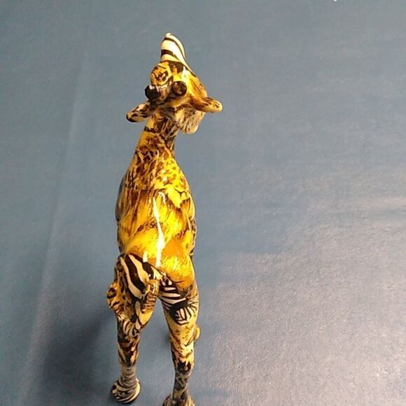 Vintage LaVie Jungle Safari Hand painted Hidden Safari Animals Giraffe - Picture 3 of 8